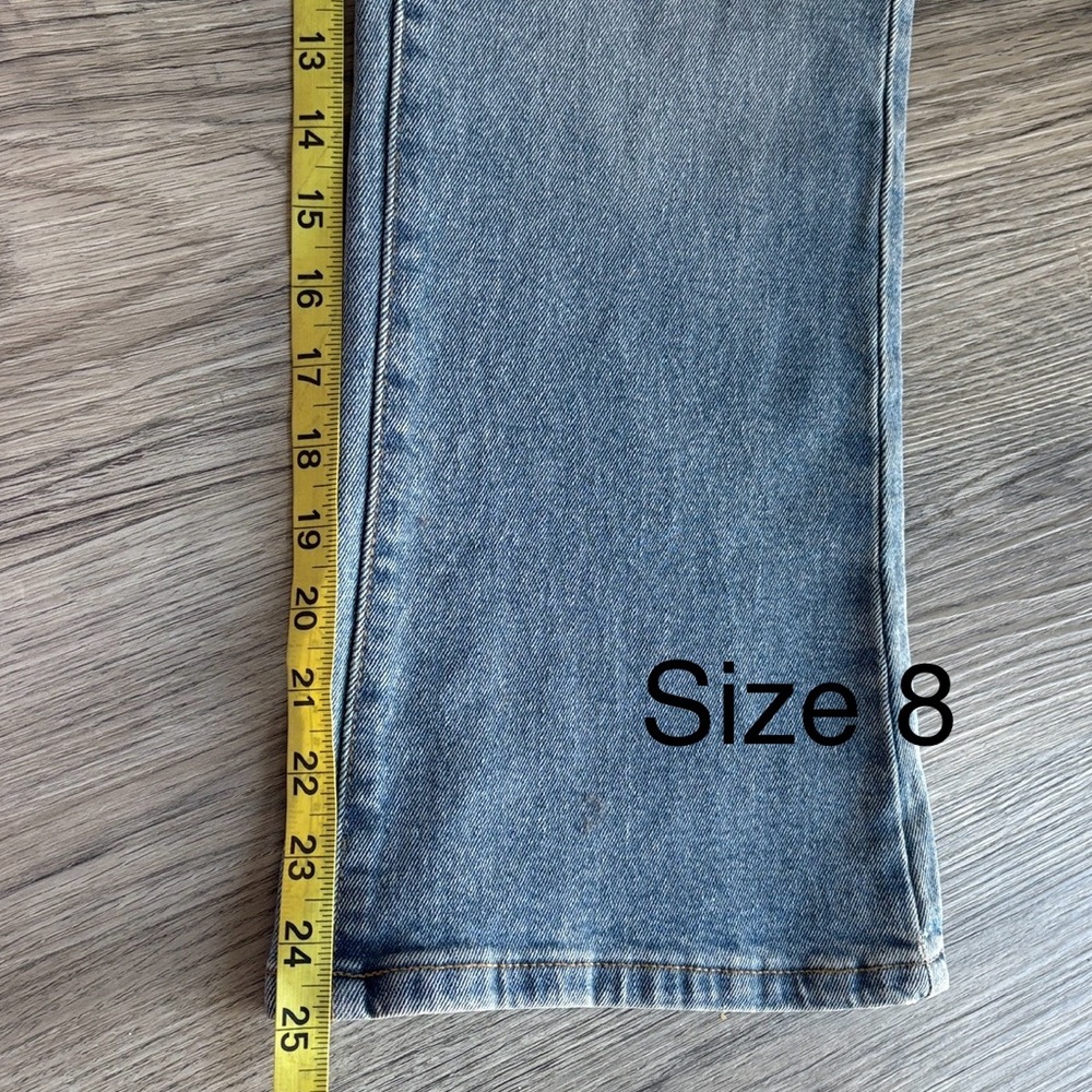 Michael Kors Selma Patch Pocket Cropped Flare Jeans Size 8 NWT - Picture 8 of 8